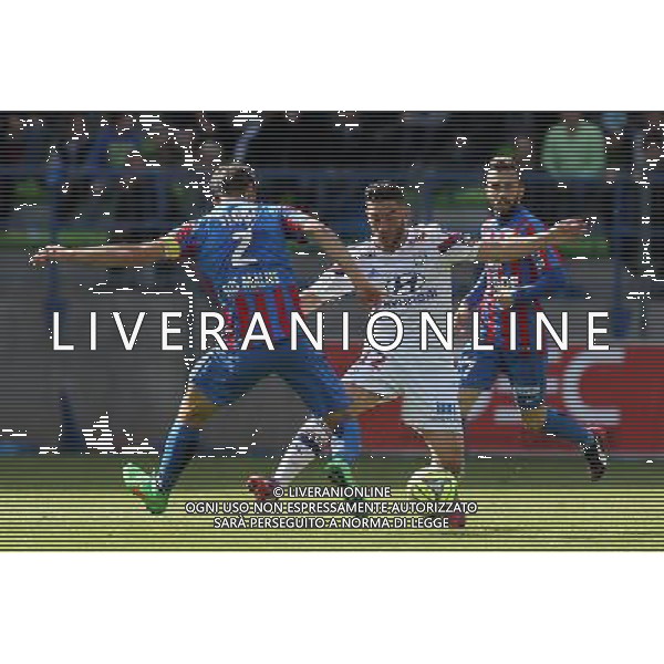 Corentin TOLISSO / Nicolas SEUBE - 09.05.2015 - Caen / Lyon - 36eme journee de Ligue 1 Photo : Vincent Michel / Icon Sport AG ALDO LIVERANI SAS ONLY ITALY