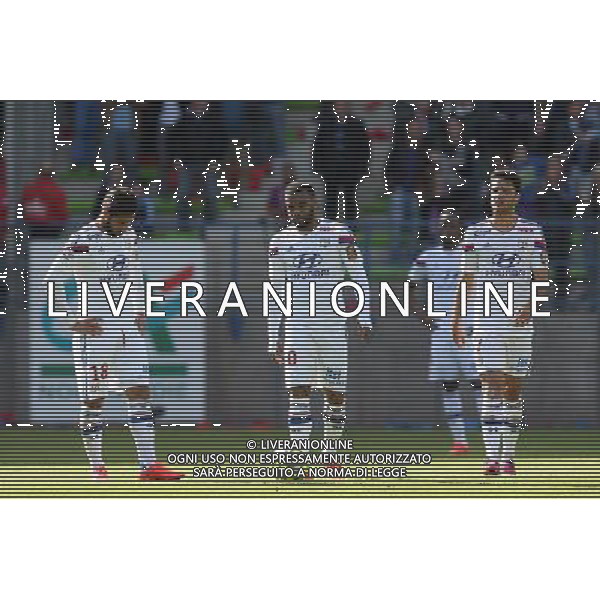 Nabil FEKIR / Alexandre LACAZETTE / Clement GRENIER - 09.05.2015 - Caen / Lyon - 36eme journee de Ligue 1 Photo : Vincent Michel / Icon Sport AG ALDO LIVERANI SAS ONLY ITALY