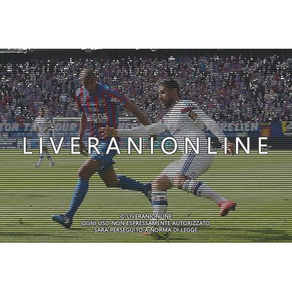 Nabil FEKIR / Jordan ADEOTTI - 09.05.2015 - Caen / Lyon - 36eme journee de Ligue 1 Photo : Vincent Michel / Icon Sport AG ALDO LIVERANI SAS ONLY ITALY