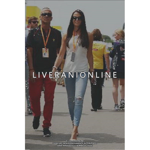 Minttu Virtanen (FIN), girlfriend of Kimi Raikkonen (FIN) Ferrari. 10.05.2015. Formula 1 World Championship, Rd 5, Spanish Grand Prix, Barcelona, Spain, Race Day. AG ALDO LIVERANI SAS ONLY ITALY