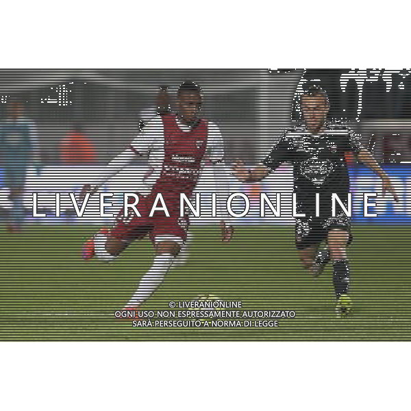 Bouna SARR / Romain PHILIPPOTEAUX - 09.05.2015 - Metz / Lorient - 36eme journee de Ligue 1 Photo : Fred Marvaux / Icon Sport AG ALDO LIVERANI SAS ONLY ITALY