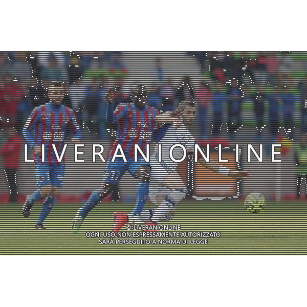 Ngolo KANTE / Maxime GONALONS - 09.05.2015 - Caen / Lyon - 36eme journee de Ligue 1 Photo : Vincent Michel / Icon Sport AG ALDO LIVERANI SAS ONLY ITALY
