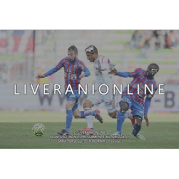Nicolas BENEZET / Nabil FEKIR / Ngolo KANTE - 09.05.2015 - Caen / Lyon - 36eme journee de Ligue 1 Photo : Vincent Michel / Icon Sport AG ALDO LIVERANI SAS ONLY ITALY