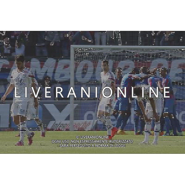 Clement GRENIER / Corentin TOLISSO - 09.05.2015 - Caen / Lyon - 36eme journee de Ligue 1 Photo : Vincent Michel / Icon Sport AG ALDO LIVERANI SAS ONLY ITALY