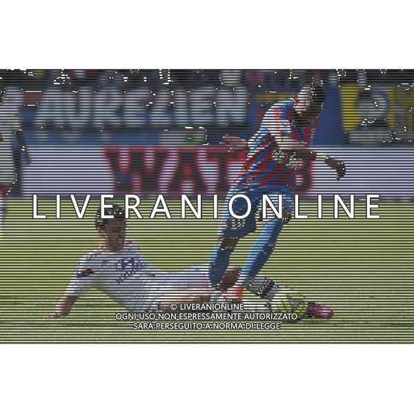 Clement GRENIER / Lenny NANGIS - 09.05.2015 - Caen / Lyon - 36eme journee de Ligue 1 Photo : Vincent Michel / Icon Sport AG ALDO LIVERANI SAS ONLY ITALY