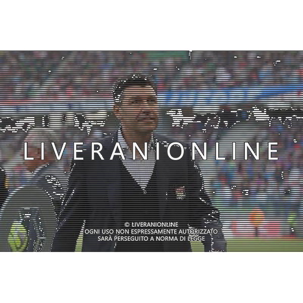 Hubert FOURNIER - 09.05.2015 - Caen / Lyon - 36eme journee de Ligue 1 Photo : Vincent Michel / Icon Sport AG ALDO LIVERANI SAS ONLY ITALY