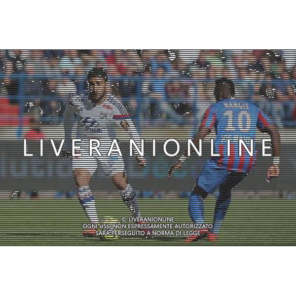 Nabil FEKIR - 09.05.2015 - Caen / Lyon - 36eme journee de Ligue 1 Photo : Vincent Michel / Icon Sport AG ALDO LIVERANI SAS ONLY ITALY