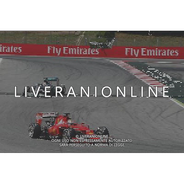 Sebastian Vettel (GER) Ferrari SF15-T. 10.05.2015. Formula 1 World Championship, Rd 5, Spanish Grand Prix, Barcelona, Spain, Race Day. AG ALDO LIVERANI SAS ONLY ITALY