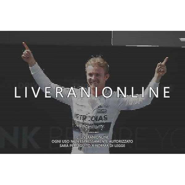 Race winner Nico Rosberg (GER) Mercedes AMG F1 celebrates in parc ferme. 10.05.2015. Formula 1 World Championship, Rd 5, Spanish Grand Prix, Barcelona, Spain, Race Day. AG ALDO LIVERANI SAS ONLY ITALY