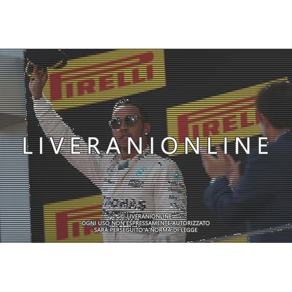 2nd place Lewis Hamilton (GBR) Mercedes AMG F1. 10.05.2015. Formula 1 World Championship, Rd 5, Spanish Grand Prix, Barcelona, Spain, Race Day. AG ALDO LIVERANI SAS ONLY ITALY