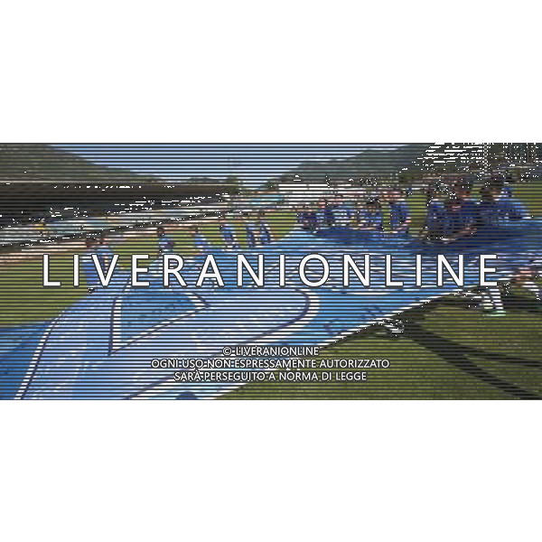 Lumezzane - Novara Campionato calcio di Lega Pro, Lumezzane 10 maggio 2015. nella foto esultanze finali del Novara, per la promozione in Serie B Ph Fotolive Simone Venezia/AGENZIA ALDO LIVERANI Sas
