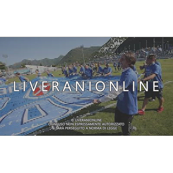 Lumezzane - Novara Campionato calcio di Lega Pro, Lumezzane 10 maggio 2015. nella foto esultanze finali del Novara, per la promozione in Serie B Ph Fotolive Simone Venezia/AGENZIA ALDO LIVERANI Sas