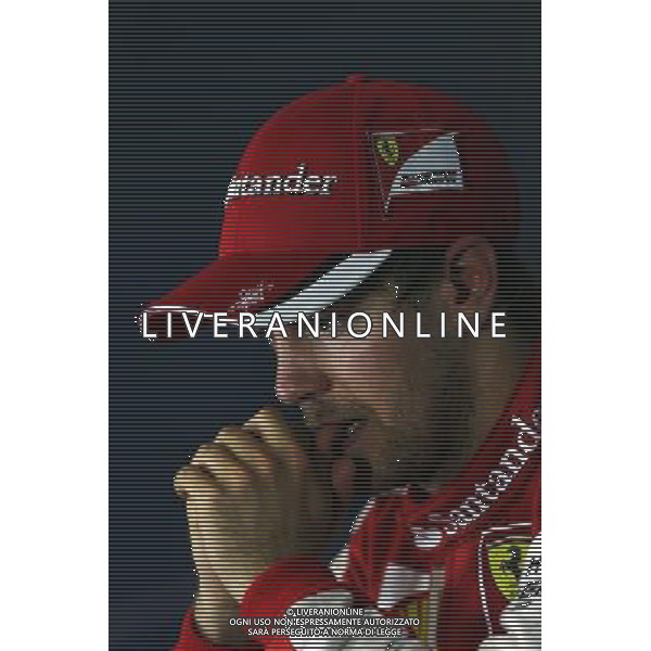 Sebastian Vettel (GER) Ferrari in the FIA Press Conference. 10.05.2015. Formula 1 World Championship, Rd 5, Spanish Grand Prix, Barcelona, Spain, Race Day. AG ALDO LIVERANI SAS ONLY ITALY
