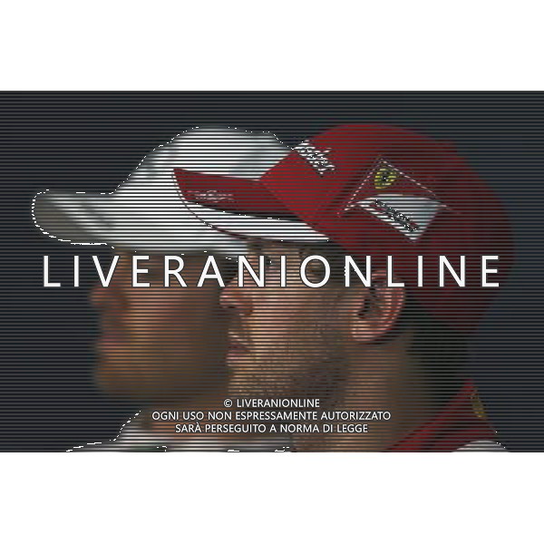Sebastian Vettel (GER) Ferrari in the FIA Press Conference. 10.05.2015. Formula 1 World Championship, Rd 5, Spanish Grand Prix, Barcelona, Spain, Race Day. AG ALDO LIVERANI SAS ONLY ITALY