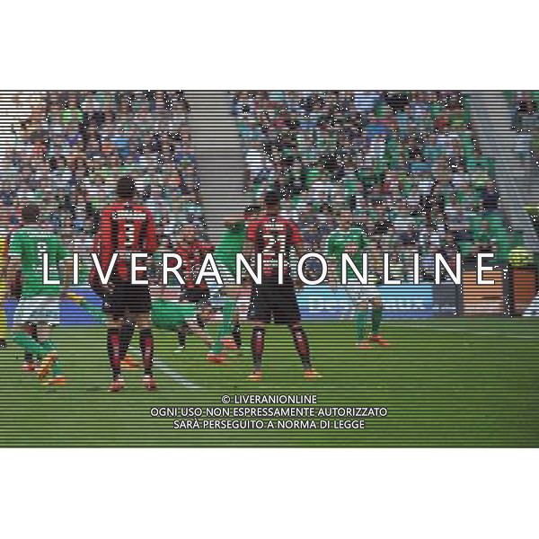 BUT DE Loic PERRIN - 10.05.2015 - Saint Etienne / Nice - 36eme journee de Ligue 1 Photo : Jean Paul Thomas / Icon Sport AG ALDO LIVERANI SAS ONLY ITALY