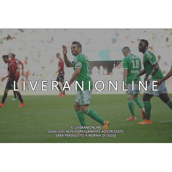 JOIE DE Loic PERRIN - 10.05.2015 - Saint Etienne / Nice - 36eme journee de Ligue 1 Photo : Jean Paul Thomas / Icon Sport AG ALDO LIVERANI SAS ONLY ITALY