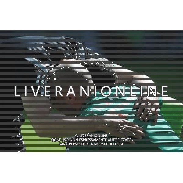 Fabrice GRANGE / Stephane RUFFIER - 10.05.2015 - Saint Etienne / Nice - 36eme journee de Ligue 1 Photo : Jean Paul Thomas / Icon Sport AG ALDO LIVERANI SAS ONLY ITALY