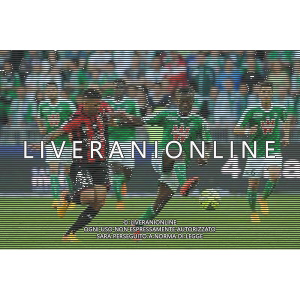 Lloyd PALUN / Max Alain GRADEL - 10.05.2015 - Saint Etienne / Nice - 36eme journee de Ligue 1 Photo : Jean Paul Thomas / Icon Sport AG ALDO LIVERANI SAS ONLY ITALY