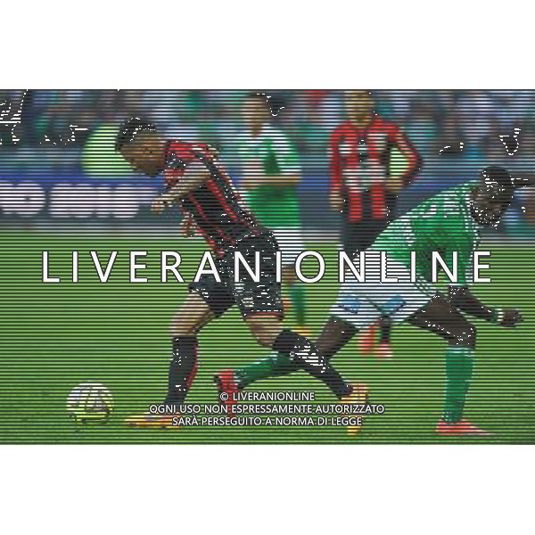 Lloyd PALUN / Max Alain GRADEL - 10.05.2015 - Saint Etienne / Nice - 36eme journee de Ligue 1 Photo : Jean Paul Thomas / Icon Sport AG ALDO LIVERANI SAS ONLY ITALY
