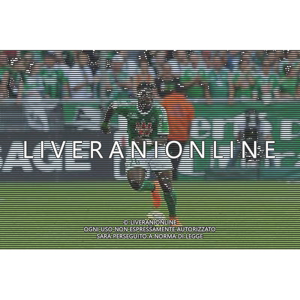Moustapha SALL - 10.05.2015 - Saint Etienne / Nice - 36eme journee de Ligue 1 Photo : Jean Paul Thomas / Icon Sport AG ALDO LIVERANI SAS ONLY ITALY