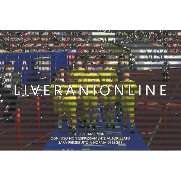 Illustration Entree des Arbitres - 09.05.2015 - Evian Thonon / Reims - 36eme journee de Ligue 1 Photo : Jean Paul Thomas / Icon Sport AG ALDO LIVERANI SAS ONLY ITALY