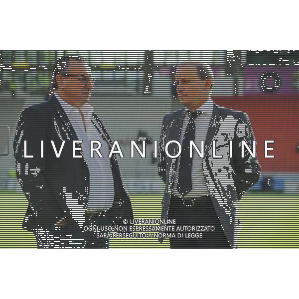 Jean Pierre CAILLOT / Joel LOPEZ - 09.05.2015 - Evian Thonon / Reims - 36eme journee de Ligue 1 Photo : Jean Paul Thomas / Icon Sport AG ALDO LIVERANI SAS ONLY ITALY