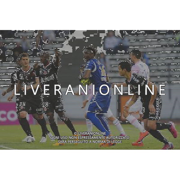 Kossi AGASSA - 09.05.2015 - Evian Thonon / Reims - 36eme journee de Ligue 1 Photo : Jean Paul Thomas / Icon Sport AG ALDO LIVERANI SAS ONLY ITALY