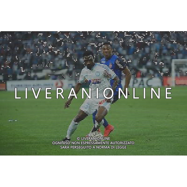 Nicolas Nkoulou / Anthony Martial - 10.05.2015 - Marseille / Monaco - 36eme journee de Ligue 1 Photo : Alexandre Dimou / Icon Sport AG ALDO LIVERANI SAS ONLY ITALY