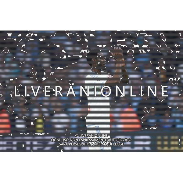 Joie Marseille - Nicolas Nkoulou - 10.05.2015 - Marseille / Monaco - 36eme journee de Ligue 1 Photo : Alexandre Dimou / Icon Sport AG ALDO LIVERANI SAS ONLY ITALY