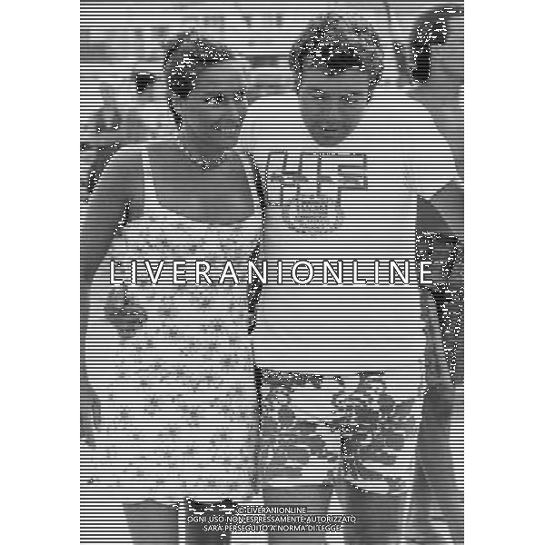 NICOLA PIETRANGELI TENNISTA CON LA MOGLIE SUSANNA ARTERO - RETROSPETTIVA ©ARCHIVIO/AGENZIA ALDO LIVERANI SAS