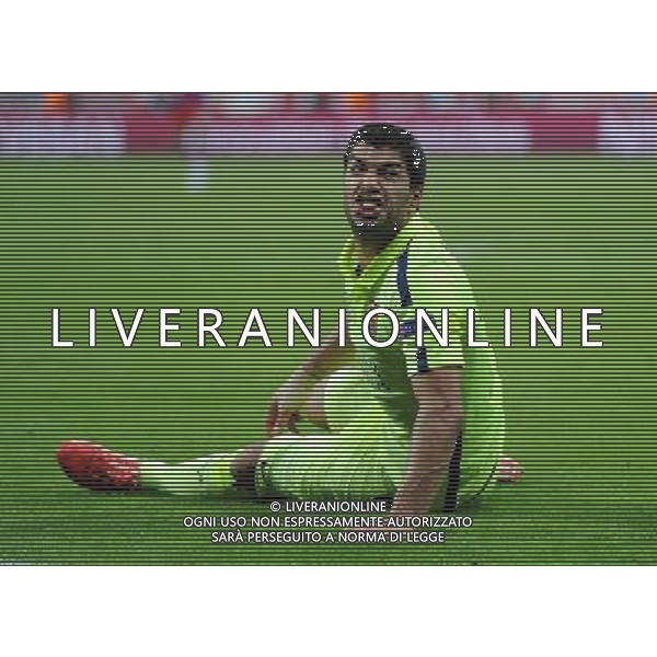 firo Fu§ball, Fussball, 12.05.2015 Uefa Champions League, CL Saison 2014/2015 CHL Halbfinale, RŸckspiel FCB FC Bayern MŸnchen Muenchen - FCB FC Barcelona Barca Luis Su‡rez Suarez, Gestik, Geste, grimasse, bei§er $worldrights Es gelten unsere AGB, einsehbar auf www.firosportphoto.de copyright by firo sportphoto: Coesfelder Str.207 48249 DŸlmen www.firosportphoto.de mail@firosportphoto.de (V o l k s b a n k B o c h u m - W i t t e n ) BLZ.: 430 601 29 Kt. Nr.: 341 117 100 Tel:Ê 02594 - 9916004 Fax:Ê02594 - 9916005 AG ALDO LIVERANI SAS ONLY ITALY