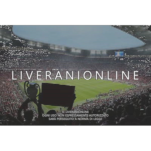 firo Fu§ball, Fussball, 12.05.2015 Uefa Champions League, CL Saison 2014/2015 CHL Halbfinale, RŸckspiel FCB FC Bayern MŸnchen Muenchen - FCB FC Barcelona 3:2 Choreographie, Choreo, Choreografie, Banner, Fans, Fankurve, Fans, †bersicht, Allianz Arena, StadionŸbersicht, Flutlicht, Blaue Stunde, Rasen, Stadiondach, Fan, Fans, Fankurve, Stimmung, Pott Henkelpott $worldrights Es gelten unsere AGB, einsehbar auf www.firosportphoto.de copyright by firo sportphoto: Coesfelder Str.207 48249 DŸlmen www.firosportphoto.de mail@firosportphoto.de (V o l k s b a n k B o c h u m - W i t t e n ) BLZ.: 430 601 29 Kt. Nr.: 341 117 100 Tel:Ê 02594 - 9916004 Fax:Ê02594 - 9916005 AG ALDO LIVERANI SAS ONLY ITALY