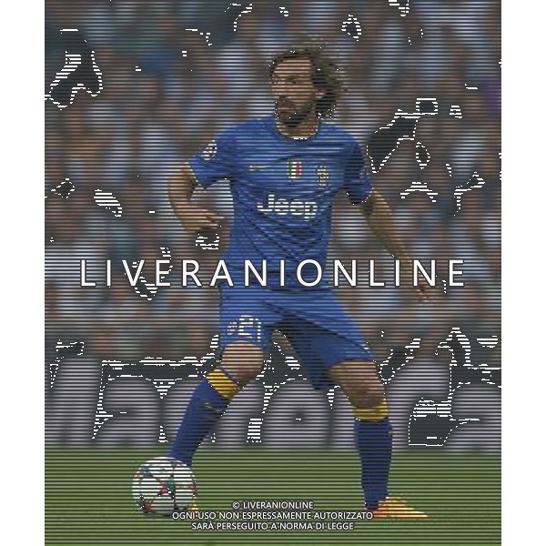 UEFA Champions League 2014/2015 Semifinale Ritorno Madrid - 13.05.2015 Real Madrid-Juventus Nella Foto:pirlo andrea /Ph.Vitez-Ag. Aldo Liverani