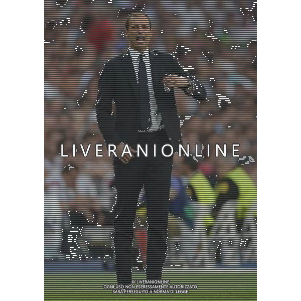 UEFA Champions League 2014/2015 Semifinale Ritorno Madrid - 13.05.2015 Real Madrid-Juventus Nella Foto:allegri massimiliano /Ph.Vitez-Ag. Aldo Liverani