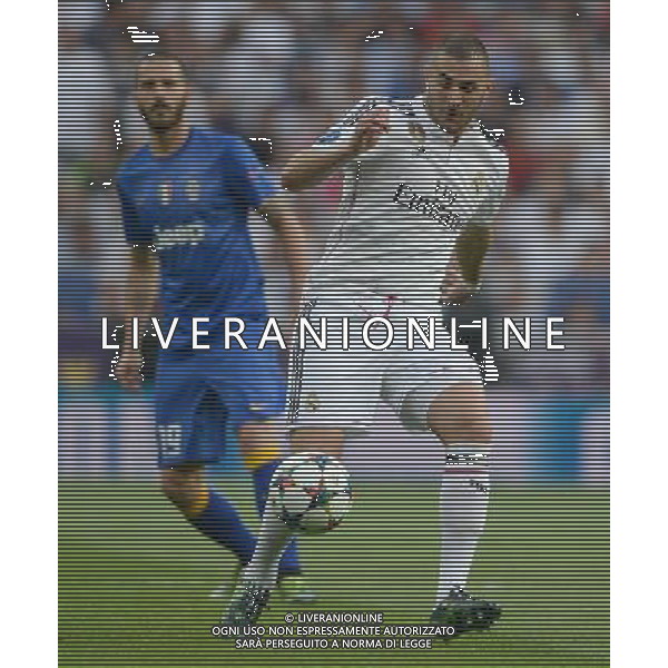 UEFA Champions League 2014/2015 Semifinale Ritorno Madrid - 13.05.2015 Real Madrid-Juventus Nella Foto:benzema karim /Ph.Vitez-Ag. Aldo Liverani