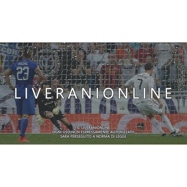 UEFA Champions League 2014/2015 Semifinale Ritorno Madrid - 13.05.2015 Real Madrid-Juventus Nella Foto: il gol su rigore di cristiano ronaldo del 1-0 /Ph.Vitez-Ag. Aldo Liverani