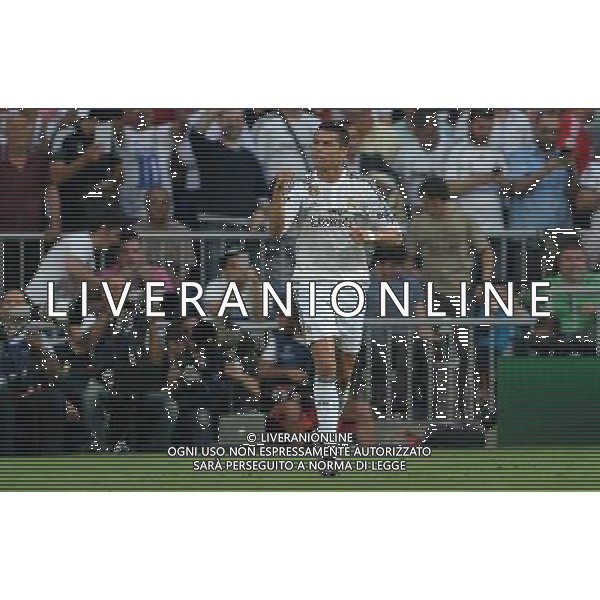 UEFA Champions League 2014/2015 Semifinale Ritorno Madrid - 13.05.2015 Real Madrid-Juventus Nella Foto: esultanza dopo il gol su rigore di cristiano ronaldo del 1-0 /Ph.Vitez-Ag. Aldo Liverani