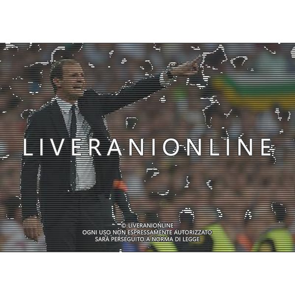 UEFA Champions League 2014/2015 Semifinale Ritorno Madrid - 13.05.2015 Real Madrid-Juventus Nella Foto:allegri massimiliano /Ph.Vitez-Ag. Aldo Liverani