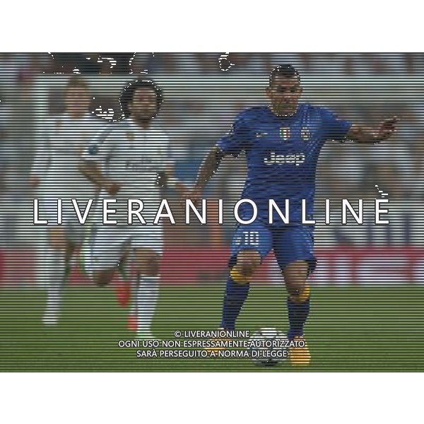 UEFA Champions League 2014/2015 Semifinale Ritorno Madrid - 13.05.2015 Real Madrid-Juventus Nella Foto:tevez carlos /Ph.Vitez-Ag. Aldo Liverani