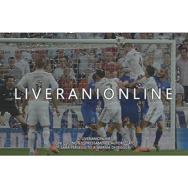 UEFA Champions League 2014/2015 Semifinale Ritorno Madrid - 13.05.2015 Real Madrid-Juventus Nella Foto:occasione di sergio ramos /Ph.Vitez-Ag. Aldo Liverani