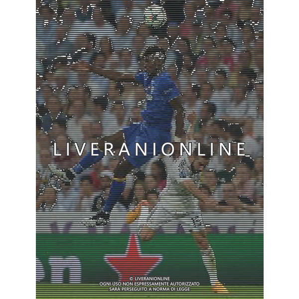 UEFA Champions League 2014/2015 Semifinale Ritorno Madrid - 13.05.2015 Real Madrid-Juventus Nella Foto: paul pogba e carvajal /Ph.Vitez-Ag. Aldo Liverani