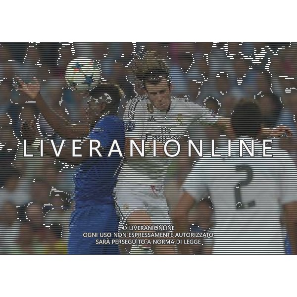 UEFA Champions League 2014/2015 Semifinale Ritorno Madrid - 13.05.2015 Real Madrid-Juventus Nella Foto: paul pogba e Gareth Bale /Ph.Vitez-Ag. Aldo Liverani