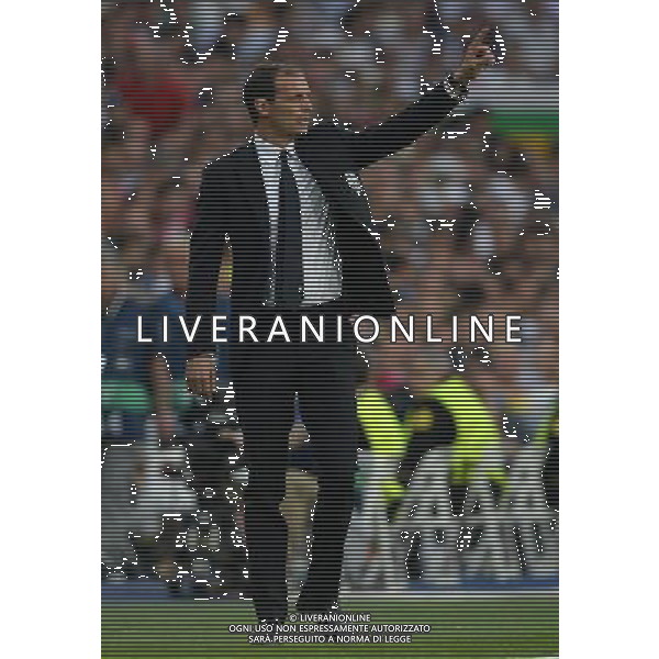 UEFA Champions League 2014/2015 Semifinale Ritorno Madrid - 13.05.2015 Real Madrid-Juventus Nella Foto:Allegri Massimiliano /Ph.Vitez-Ag. Aldo Liverani