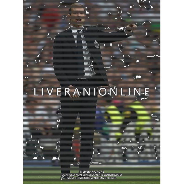 UEFA Champions League 2014/2015 Semifinale Ritorno Madrid - 13.05.2015 Real Madrid-Juventus Nella Foto:Allegri Massimiliano /Ph.Vitez-Ag. Aldo Liverani