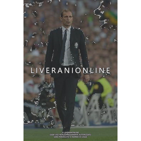 UEFA Champions League 2014/2015 Semifinale Ritorno Madrid - 13.05.2015 Real Madrid-Juventus Nella Foto:Allegri Massimiliano /Ph.Vitez-Ag. Aldo Liverani