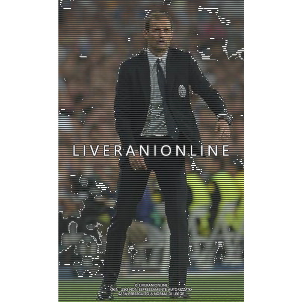 UEFA Champions League 2014/2015 Semifinale Ritorno Madrid - 13.05.2015 Real Madrid-Juventus Nella Foto:Allegri Massimiliano /Ph.Vitez-Ag. Aldo Liverani