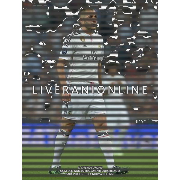 UEFA Champions League 2014/2015 Semifinale Ritorno Madrid - 13.05.2015 Real Madrid-Juventus Nella Foto:Benzema Karim /Ph.Vitez-Ag. Aldo Liverani
