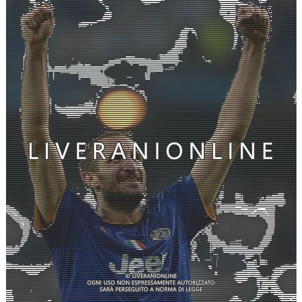 UEFA Champions League 2014/2015 Semifinale Ritorno Madrid - 13.05.2015 Real Madrid-Juventus Nella Foto:Chiellini Giorgio /Ph.Vitez-Ag. Aldo Liverani
