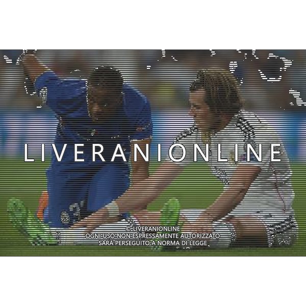 UEFA Champions League 2014/2015 Semifinale Ritorno Madrid - 13.05.2015 Real Madrid-Juventus Nella Foto:Evra Patrice-Bale Gareth /Ph.Vitez-Ag. Aldo Liverani