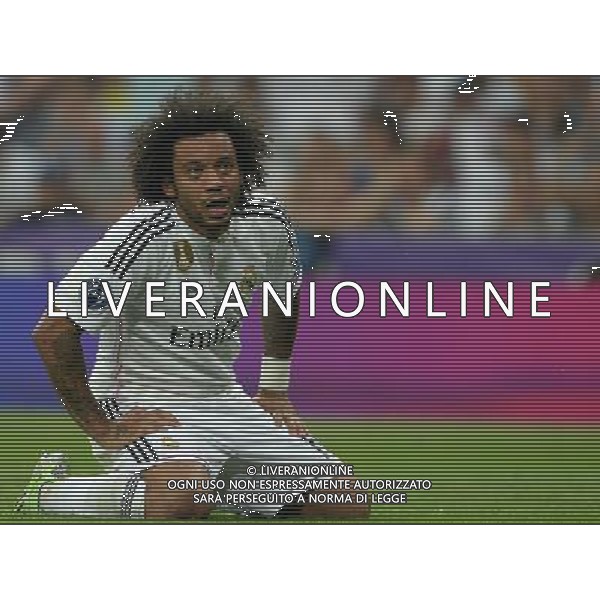 UEFA Champions League 2014/2015 Semifinale Ritorno Madrid - 13.05.2015 Real Madrid-Juventus Nella Foto:Marcelo /Ph.Vitez-Ag. Aldo Liverani
